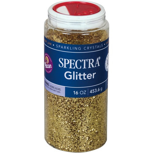 Pacon  Sparkling Crystals Glitter, 16 Oz, Gold
