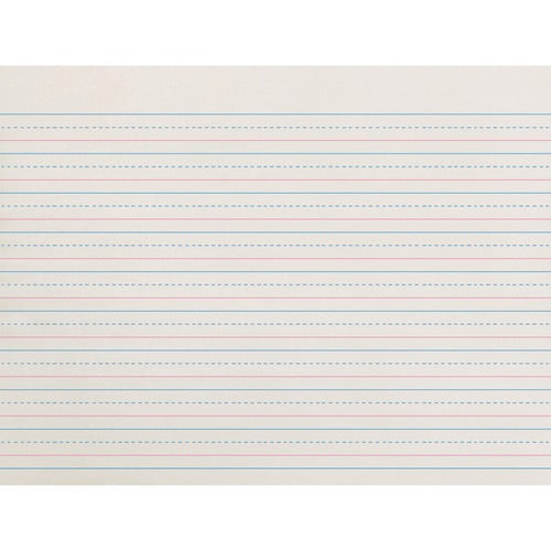 Pacon  Newsprint w/Broken Midline,1/2"Rule,10-1/2"x8",500/PK,WE
