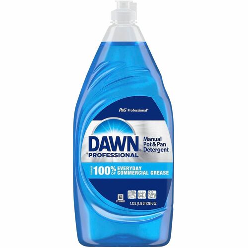 Procter & Gamble Commercial  Dishwashing Liquid, Original, 38 oz, Blue