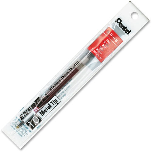Pentel  Energel Pen Refill, Metal Tip, 1.0mm, Red Ink