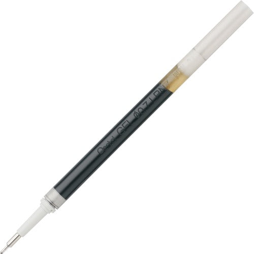 Pentel  Gel Pen Refill, f/EnerGel, 0.7mm, Needle Tip, Black Ink