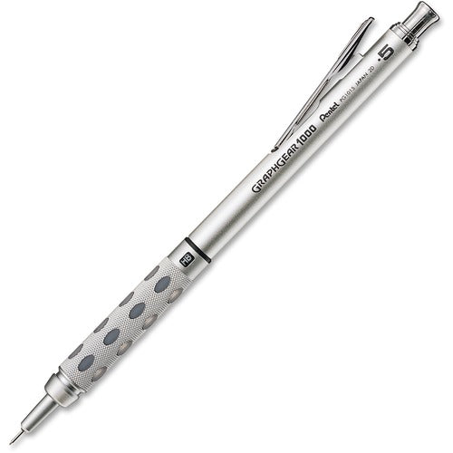 Pentel  Automatic Drafting Pencil, .5mm, Gray Accent Barrel