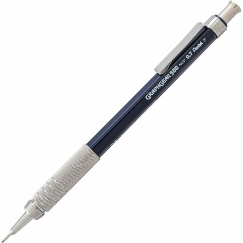Pentel  Graphgear 500 Pencils, Refillable, .7mm, Blue