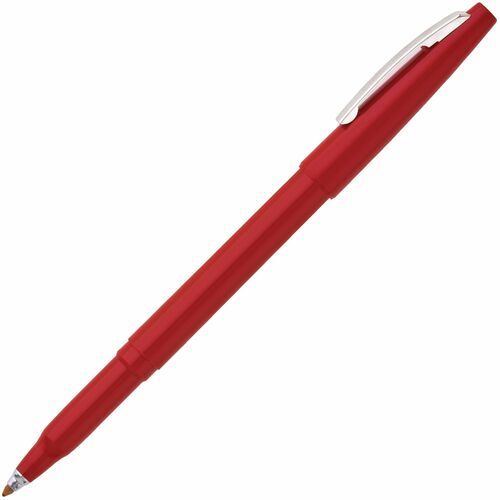 Pentel  Rolling Writer Pens, 0.8mm, Red Ink/Red Barrel