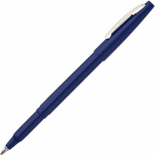 Pentel  Rolling Writer Pens, 0.8mm, Blue Ink/Blue Barrel