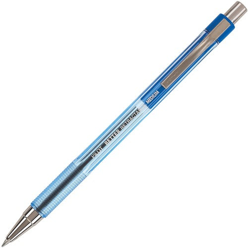 Pilot  Ballpoint Pen,Retractable,Grip,1.0mm,Crystal Barrel,BE Ink
