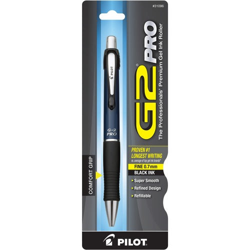 Pilot  Rollerball Pen,Retract/Refillable,Fine Pt.,BK Ink/BE Barrel