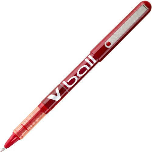 Pilot  Roller Pen, V-Ball Liquid Ink, Extra Fine, Red Barrel/Ink