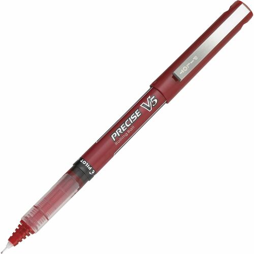 Pilot  Pen, Rollerball, Nonrefillable, 0.5mm, 1 DZ, RD Barrel/Ink