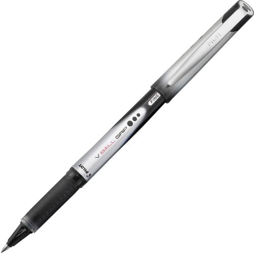 Pilot  Rollerball Pen, Liquid, Nonrefillable, 0.7mm, Fine, Black