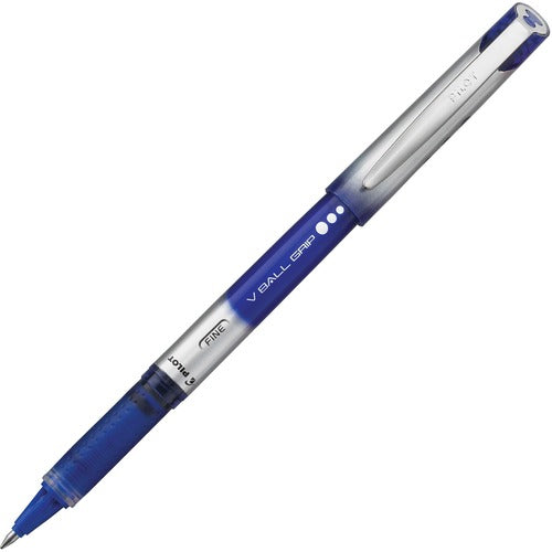 Pilot  Rollerball Pen, Liquid, Nonrefillable, 0.7mm, Fine, Blue