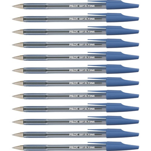 Pilot  Ballpoint Pen, Refillable, Fine Point, 1 DZ, Blue