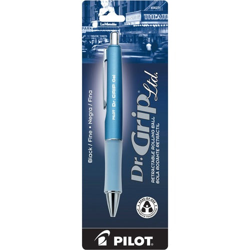 Pilot  Pen, Gel, Retractable, Black Ink/Ice Blue Barrel