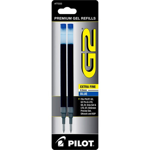 Pilot  Gel Ink Refill, Extra Fine Point, 2/PK, Blue Ink