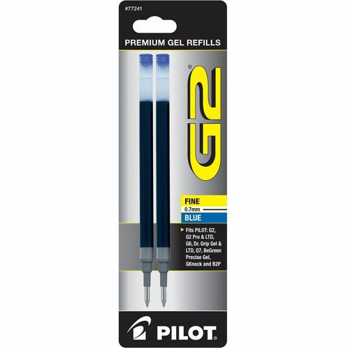 Pilot  Gel Ink Refill, Fine Point, 2/PK, Blue Ink