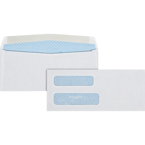 Quality Park  Dbl Wndw Envelopes,Invoice, No.8-5/8,3-5/8"x8-5/8",500/BX,WE