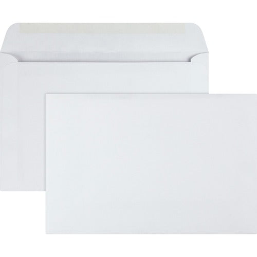 Quality Park  Booklet Envelope, Plain, 24Lb, 6"x9", 100/BX, White