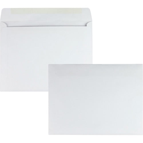 Quality Park  Booklet Envelope, Plain, 28Lb, 10"x13", 100/BX, White