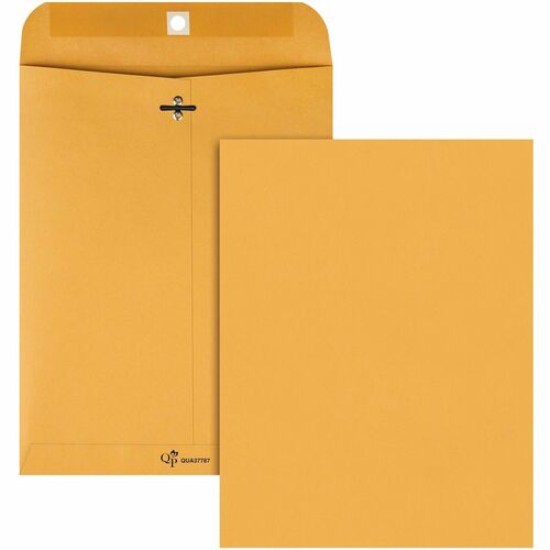 Quality Park  Envelopes w/Clasp,Hvy-Dty,32 lb,8-3/4"x11-1/2",100/BX,KFT