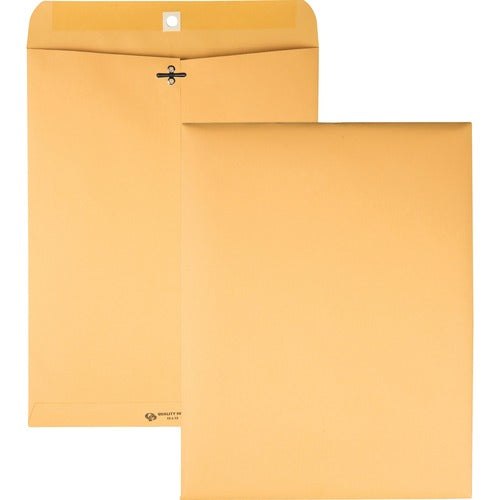 Quality Park  Envelopes w/Clasp,Heavy-Duty,32 lb,10"x13",100/BX,Kraft