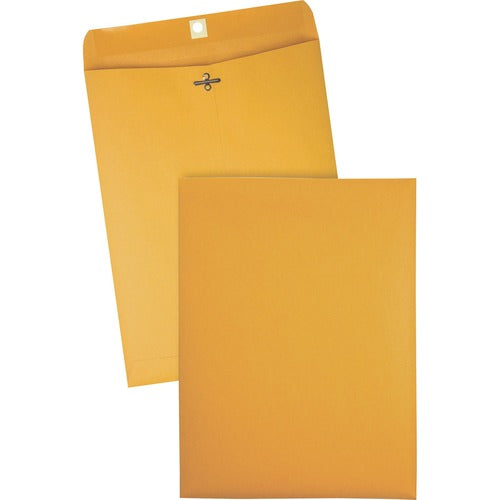 Quality Park  Clasp Envelopes, Gummed, 28Lb, 9"x12", 100/BX, Kraft