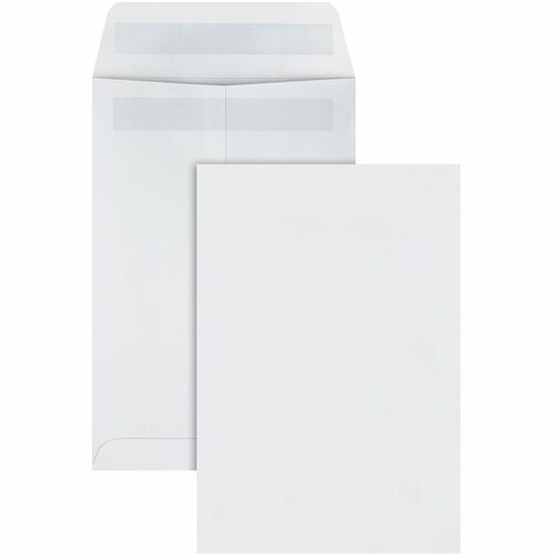 Quality Park  Redi-Seal Envelope, Plain,24Lb,6-1/2"x9-1/2",100/BX, WE Wove