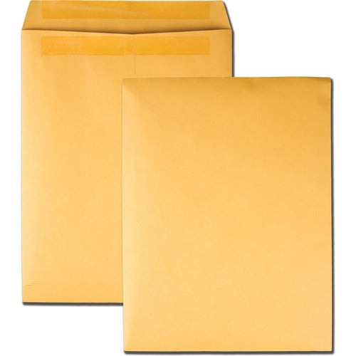 Quality Park  Redi-Seal Envelope, Plain, 28Lb, 10"x13", 250/BX, Kraft