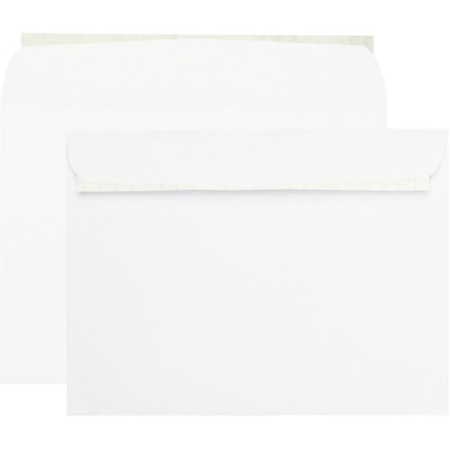 Quality Park  Booklet Envelopes, Plain, 28lb Stock, 9"x12", 100/BX, White