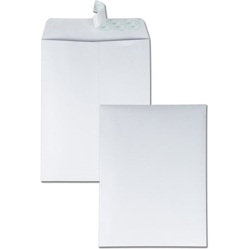 Quality Park  Redi-Strip Envelopes, Plain, 28Lb,9-1/2"x12-1/2", 100/BX, WE