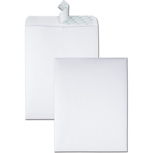 Quality Park  Redi-Strip Envelopes, Plain, 28Lb, 10"x13", 100/BX, WE