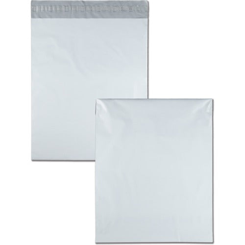 Quality Park  Poly Envelopes,w/ Redi-Strip,No Perf.,14"x17",100/PK,White