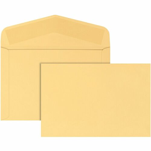 Quality Park  Document Envelopes, Heavy-Duty, 10"x15", 100/BX, Cameo Buff