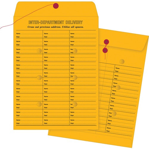 Quality Park  Inter-Dept. Envelopes, 28 lb., 10"x13",100/BX,KFT
