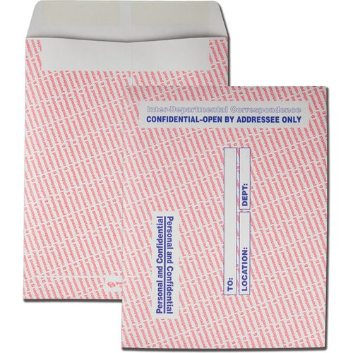 Quality Park  Confidential Envelopes, 10"x13",100/BX, Gray Kraft RD/BE