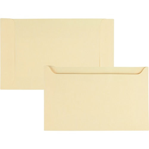 Quality Park  Filing Jacket, 28Lb, 8-1/8"x5", 500/BX, Cameo Buff