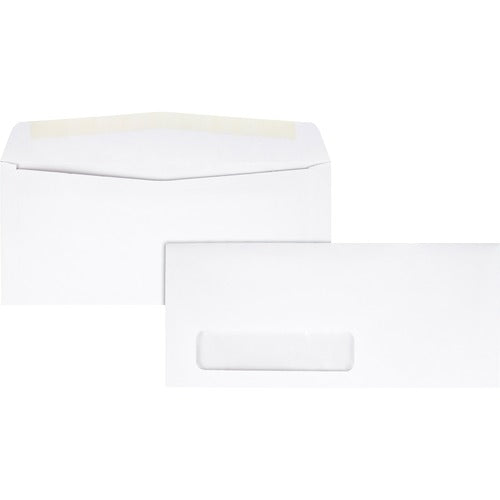 Quality Park  Window Envelope, V-Flap, No 10, 4-1/8"x9-1/2", 500/BX, WE