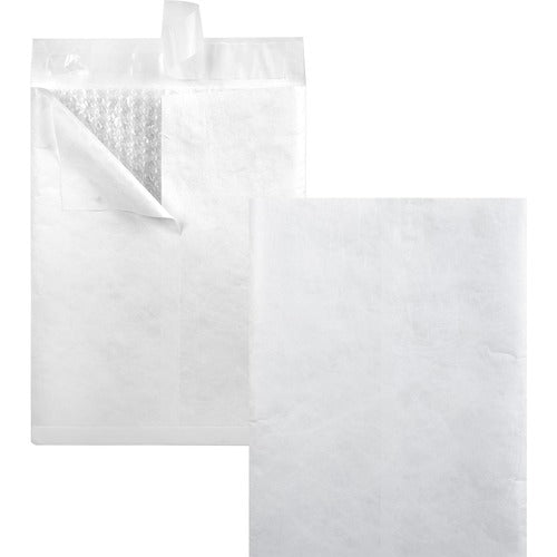 Quality Park  Tyvek Bubble Mailer, Lightweight, 9"x12", 25/BX, White
