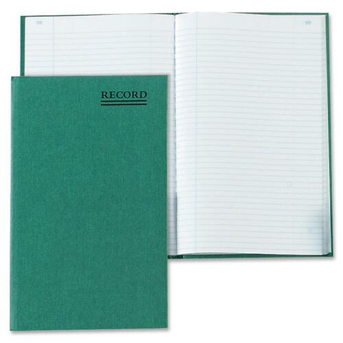 Rediform  Account Book w/Margin,Record-Ruled,200 Pgs,9-5/8"x6-1/4",GN