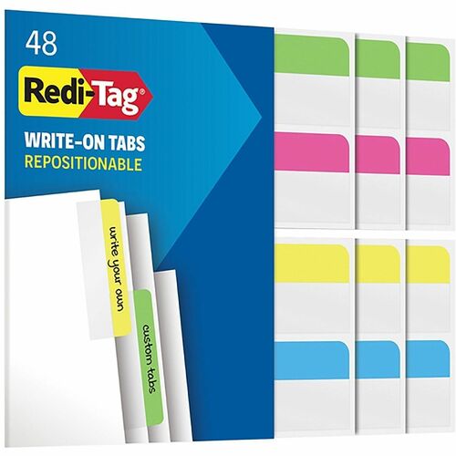 Redi-tag  Index Flags, 2" x 7/8", 48/PK, Assorted