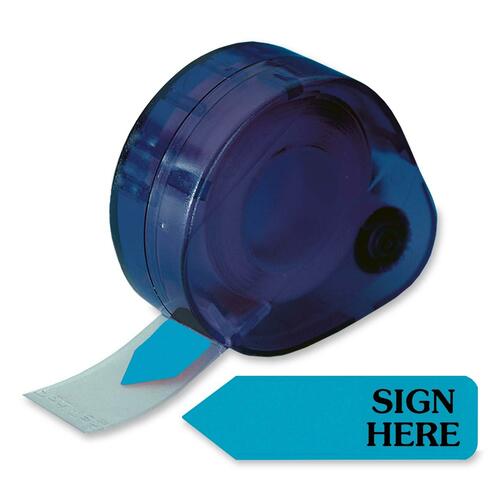 Redi-tag  "Sign Here" Removable Flags, 9/16''x1-3/4'', 120/PK, Blue