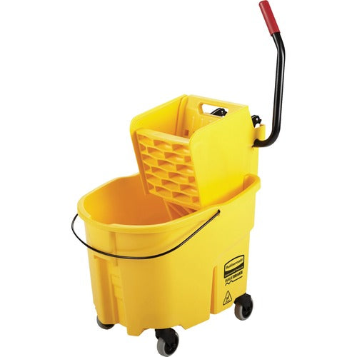Rubbermaid Commercial Products  Mop Bucket/Wringer Combination, 35 Quart Bucket, Yellow