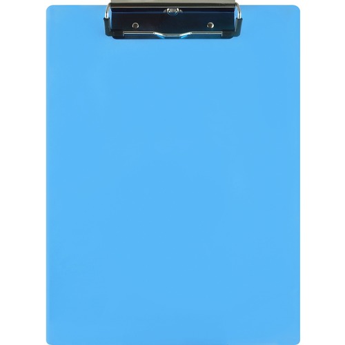 Saunders  Shatterproof Acrylic Clipboard, 1/2" Capacity, 9"x12", Blue