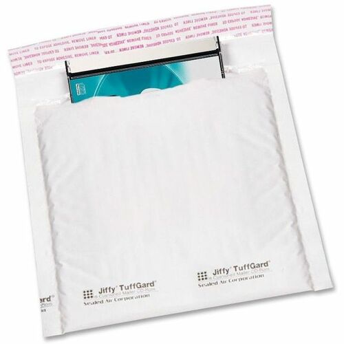 Sealed Air  Cushioned CD Mailers,f/DVD Jewel Case,7-1/4"x8",25/CT,WE