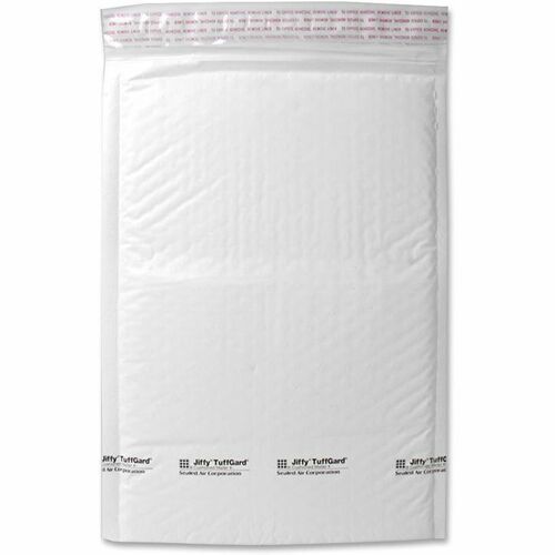 Sealed Air  TuffGard Mailers, Cushioned, 10-1/2"x16", 25/CT, White