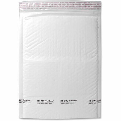 Sealed Air  TuffGard Mailers, Cushioned, 14-1/4"x20", 25/CT, White