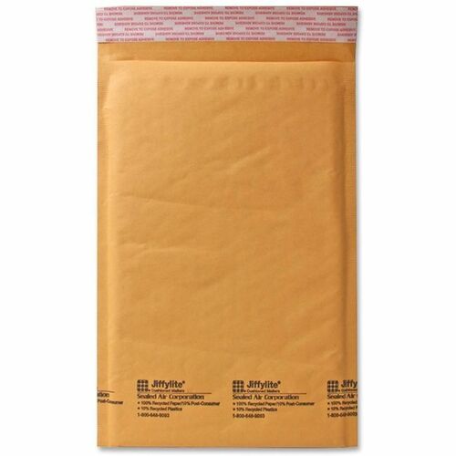 Sealed Air  Cushioned Mailer,Bulk,Self-Seal,Sz 1,7-1/4"x12",100/CT,Kraft