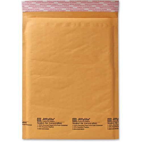 Sealed Air  Cushioned Mailer,Bulk,Self-Seal,Sz 7,14-1/4"x20",50/CT,Kraft