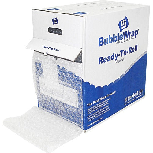 Sealed Air  Bubble Wrap,Multipurpose,5/16" Bubble,12"x100' Roll,Clear