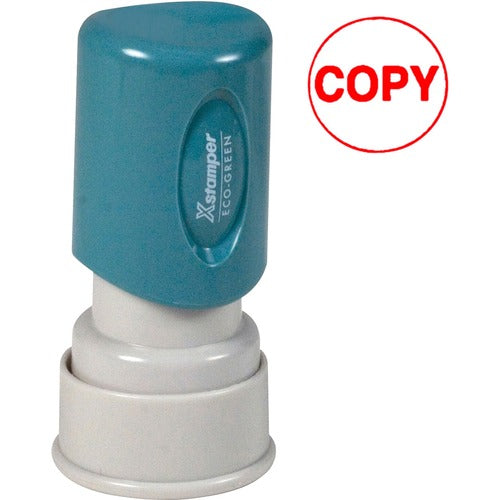 Shachihata Inc  Specialty Stamp, Pre-Inked, "Copy" Ink Stamp, 5/8", RD