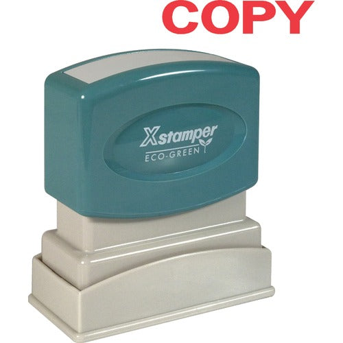 Shachihata Inc  "Copy" Ink Stamp, 1/2"x1-5/8", Red Ink